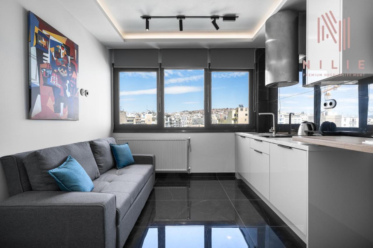 Calliope Penthouse, Nilie Hospitality Mgmt Apartment เทสซาโลนิกิ ภายนอก รูปภาพ