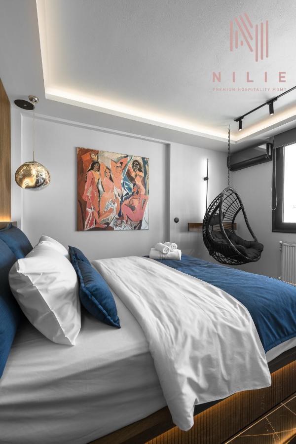 Calliope Penthouse, Nilie Hospitality Mgmt Apartment เทสซาโลนิกิ ภายนอก รูปภาพ